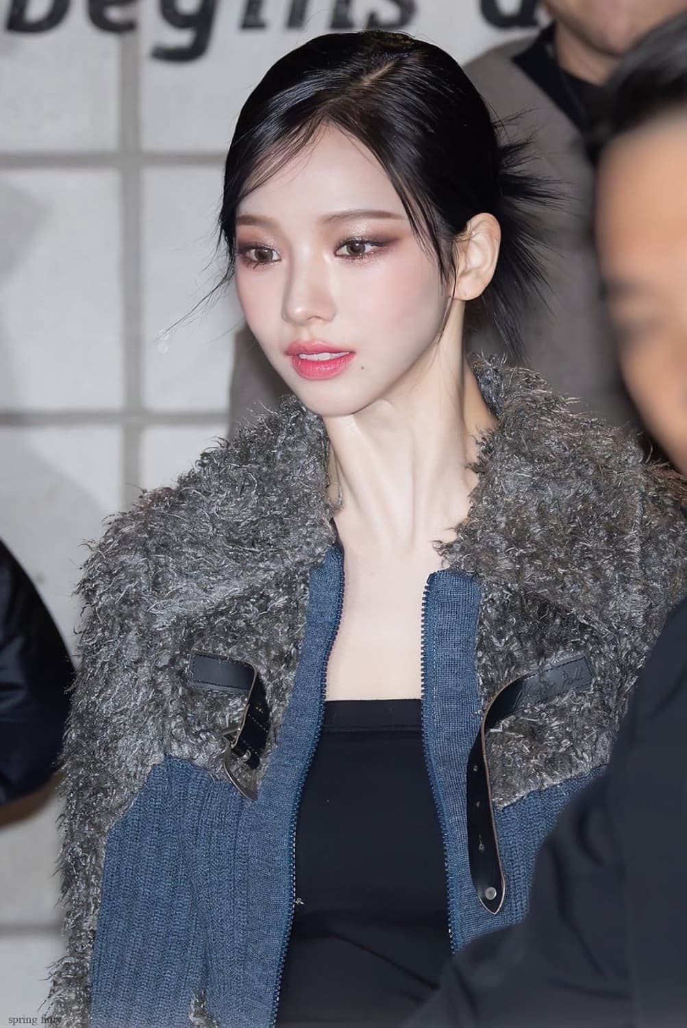 앤더슨벨 포 우먼 뉴 올가 헤어리 니트집업 자켓 M 상품이미지6