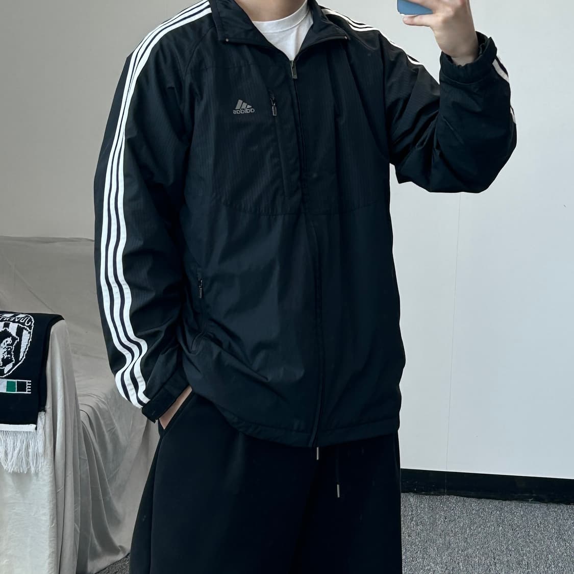 아디다스 올드스쿨 사이드라인 바람막이 상품이미지10