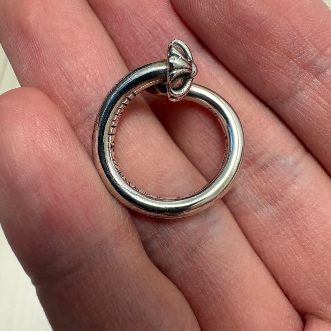 크롬하츠 크로스볼 네일링 반지 us5 상품이미지2