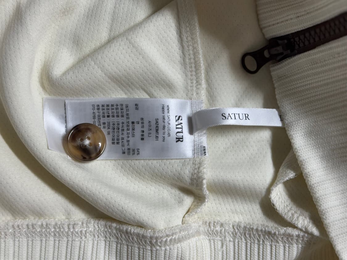 SATUR 로턴 루즈핏 후드 집업 상품이미지5