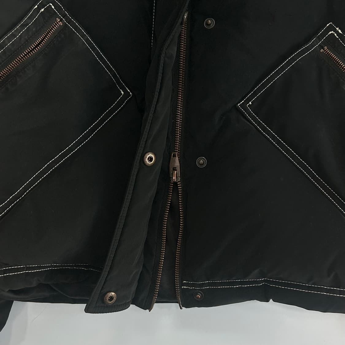 Matin kim  마땡킴 스티치 코딩 매트블랙 패딩 상품이미지6