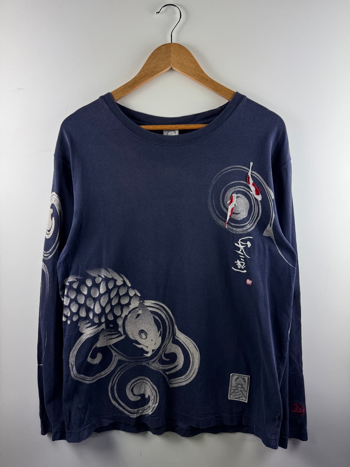 JPN 오리엔탈 코이 프린팅 롱슬리브1765 상품이미지1