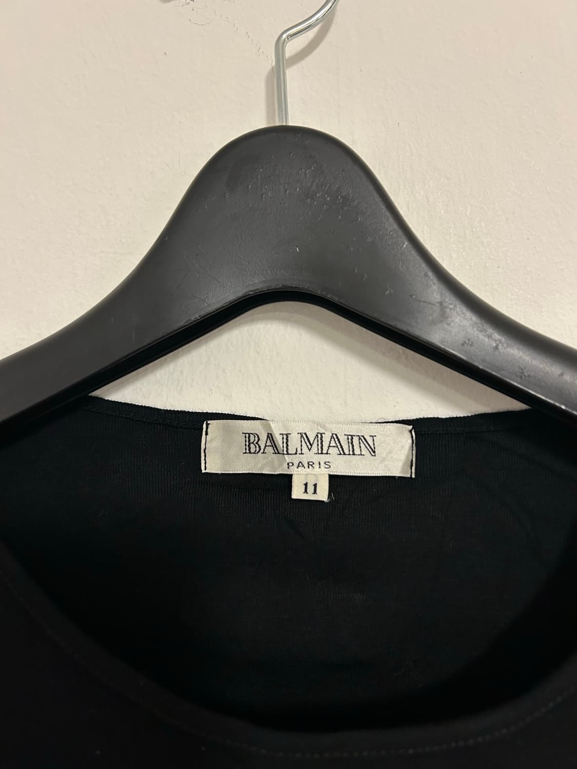 JPN 발망 비즈 플라워 로고 반팔 티셔츠 상품이미지2