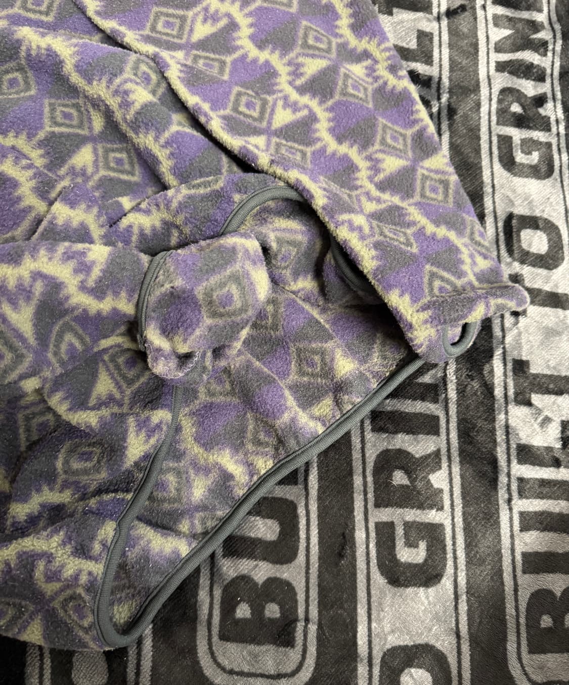 컬럼비아 1/4 지퍼 플리스 풀오버 퍼플 앤 라이트 그린 상품이미지4