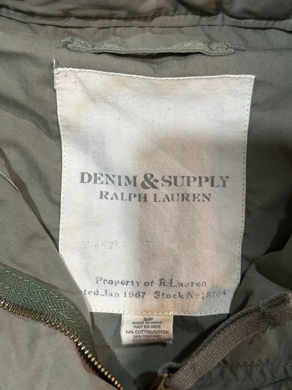 데님 앤 서플라이 랄프로렌 야상 인디언 패치 자켓 상품이미지2