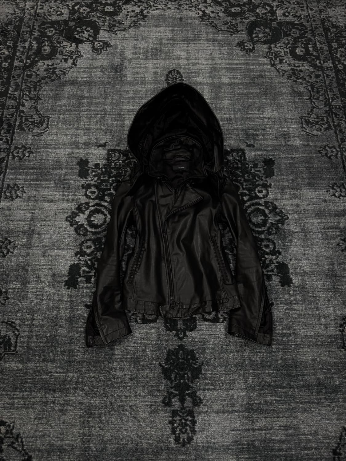 The twelve big hood gimmick lamb skin ri 상품이미지1