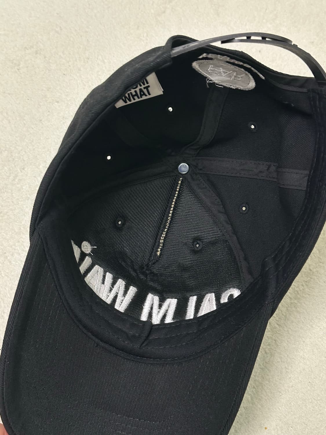 [새상품] 파프롬왓 Calm Wave Cap - Black  상품이미지3