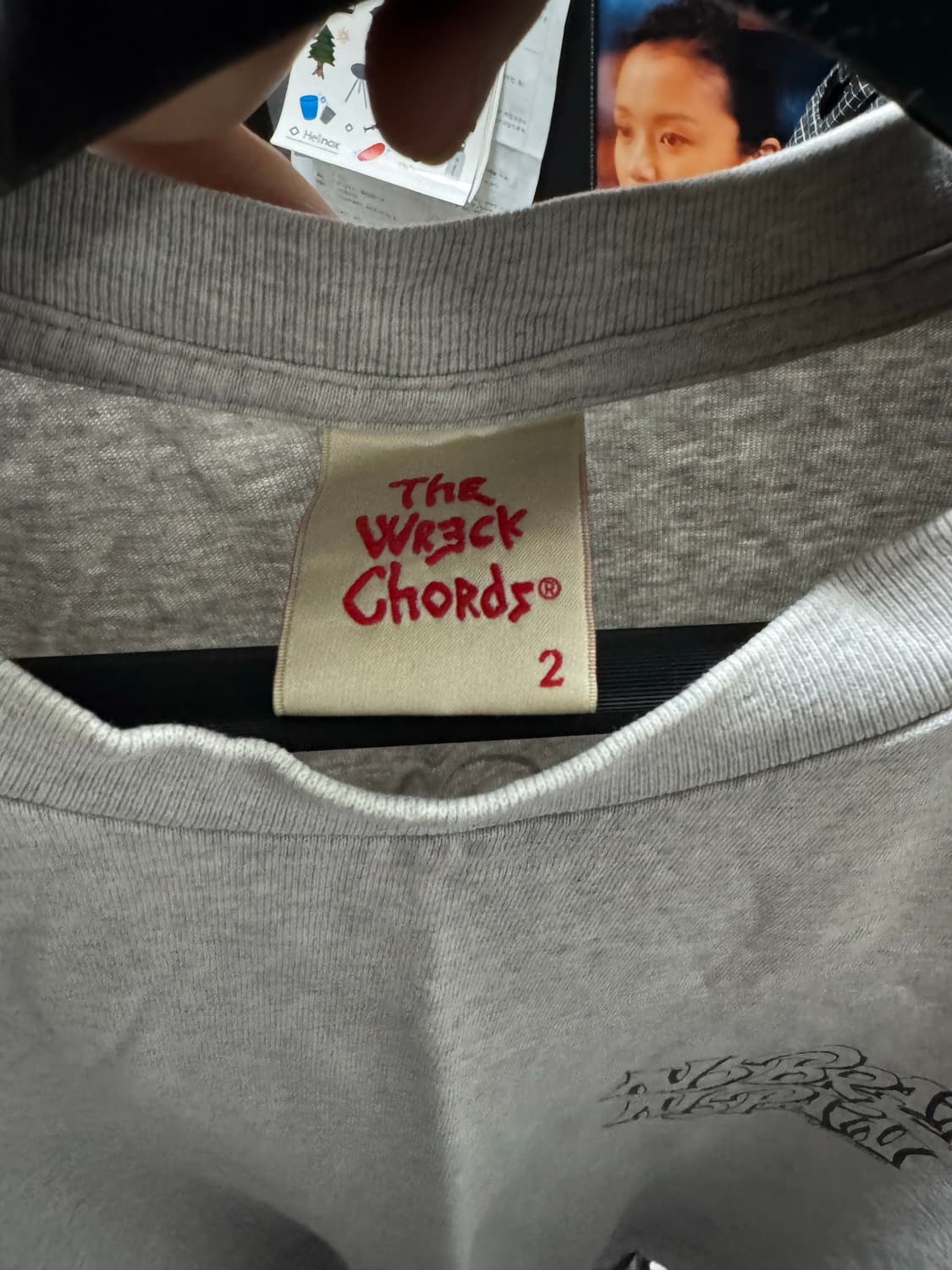 [2]뤡코즈 노브레인 티셔츠(그레이) 상품이미지3