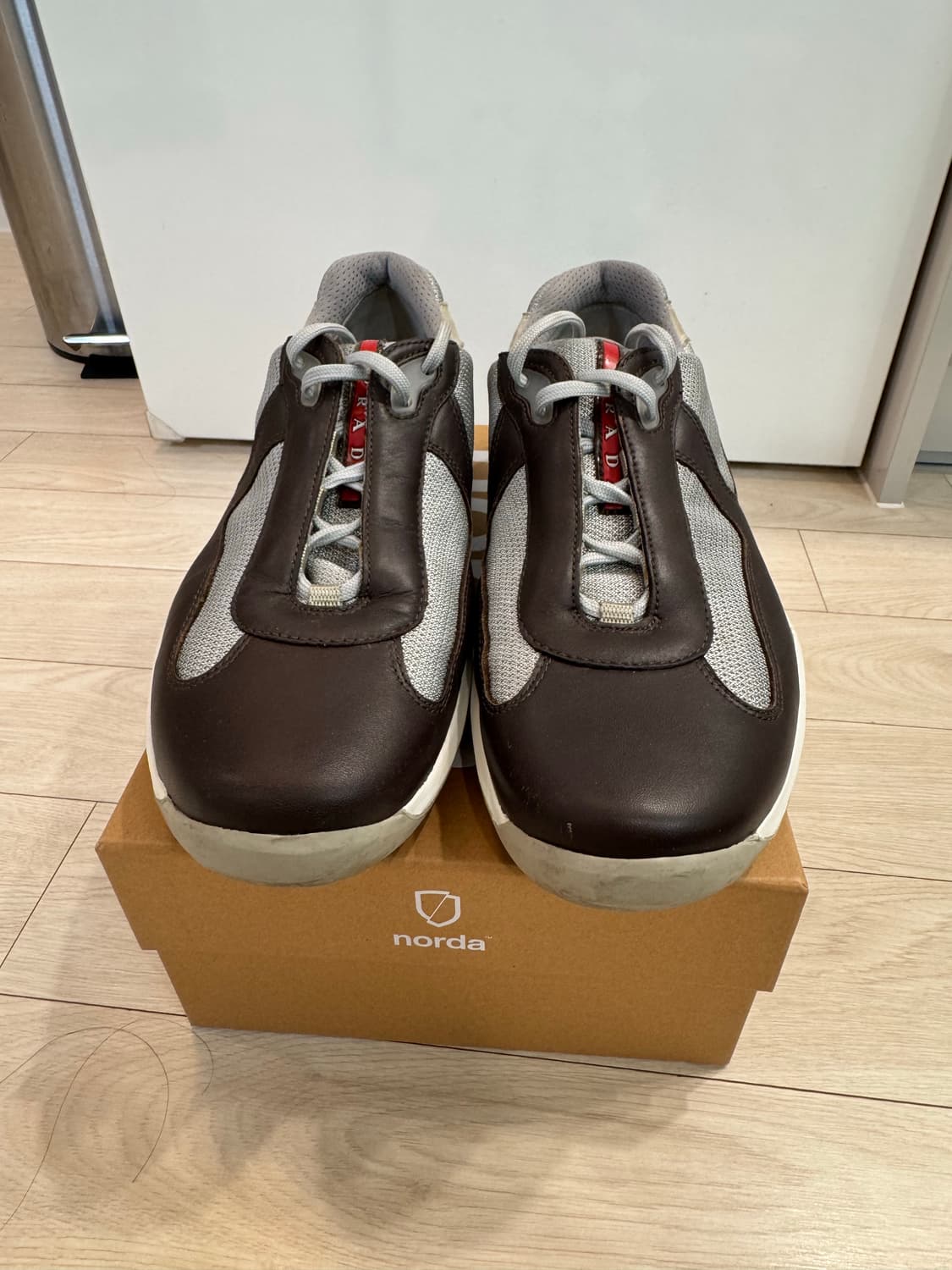 빈티지 프라다 아메리카컵 브라운 상품이미지2