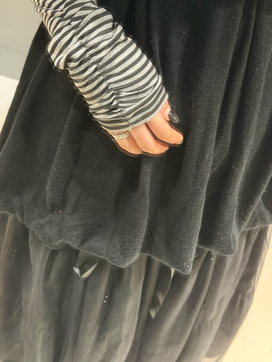 layered design balloon-fit top 상품이미지4