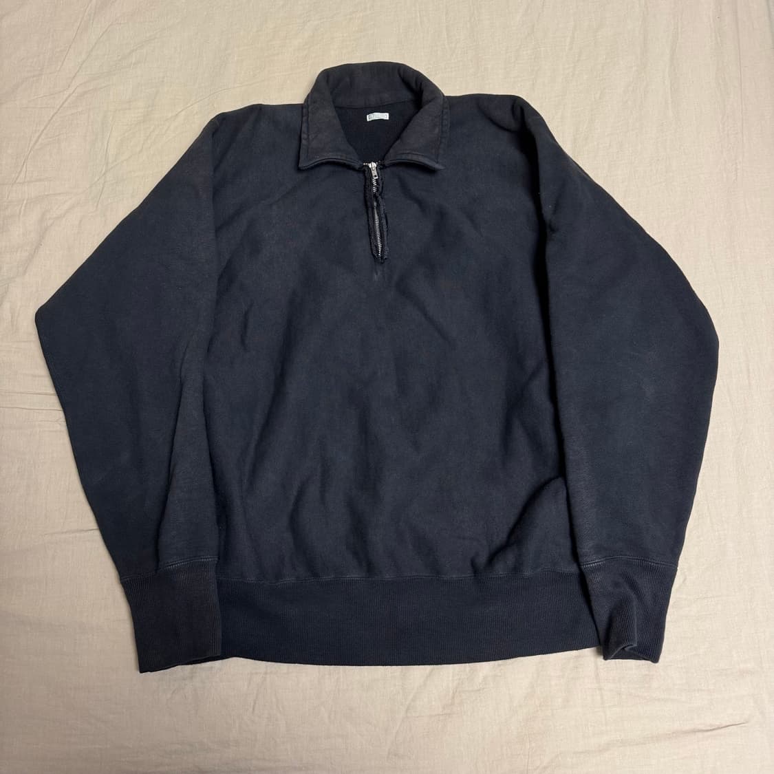 [4]24FW 아프레쎄 하프집업  블랙 상품이미지2