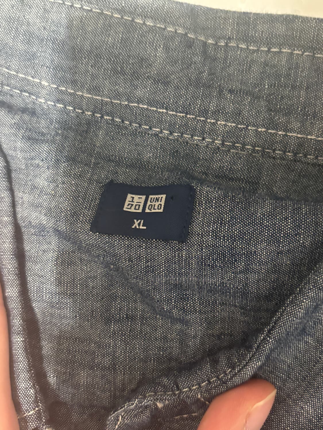 유니클로 샴브레이 셔츠 상품이미지3