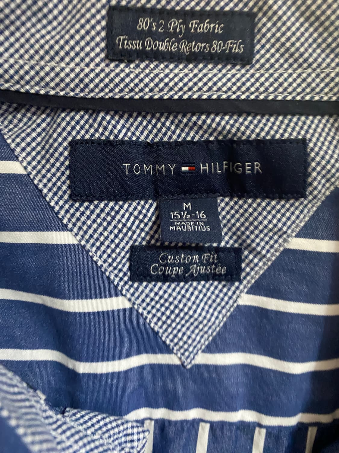 타미힐피거 스트라이프 셔츠 M (100) 상품이미지2