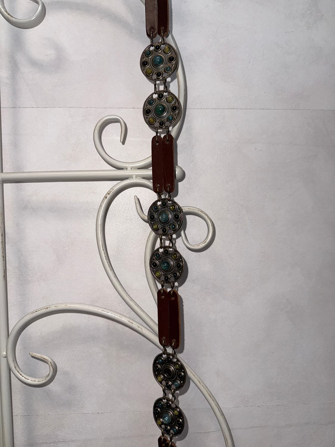 Antique hippie gemstone chain belt 상품이미지7