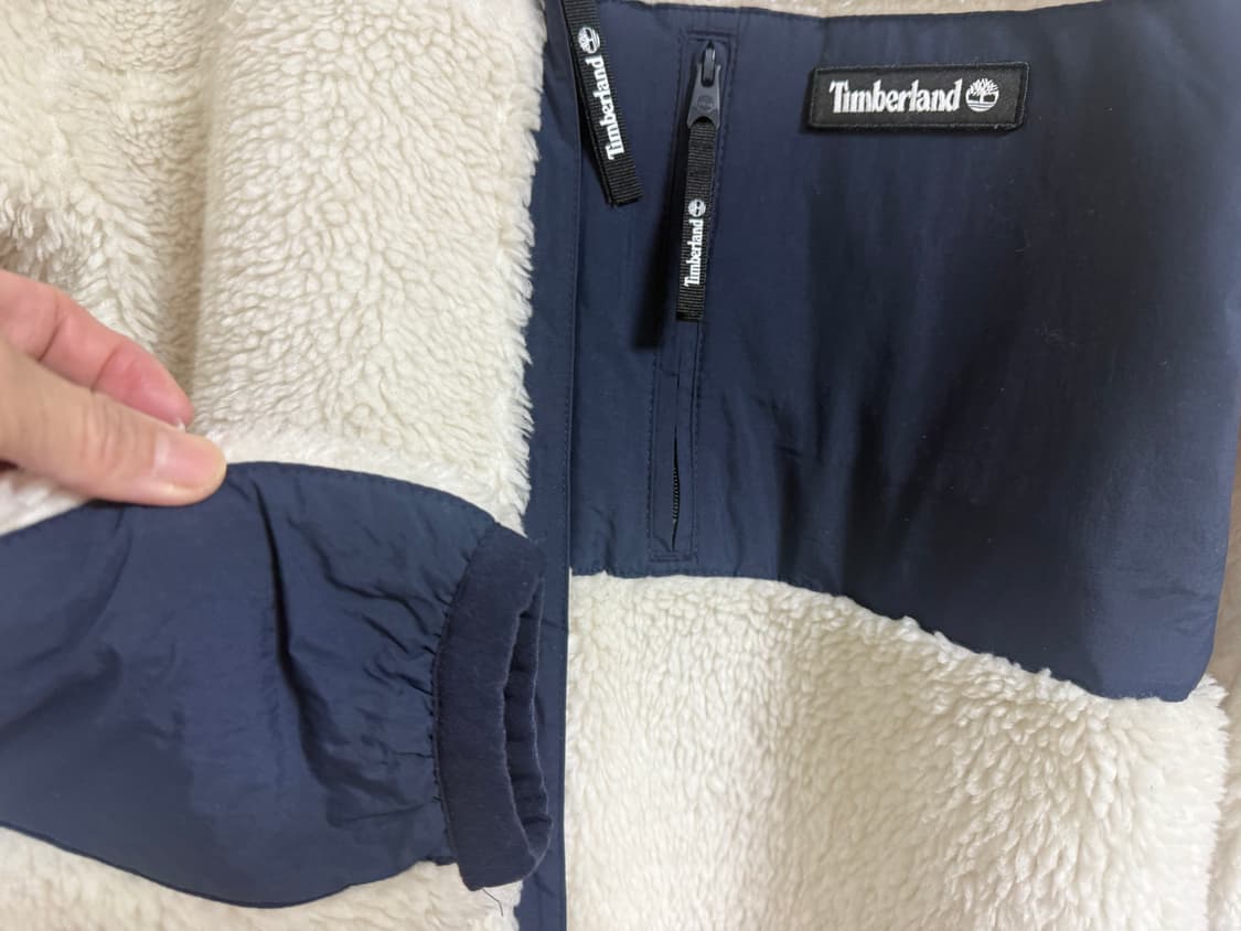 팀버랜드 보아 플리스 집업 롱 자켓 XS 상품이미지3