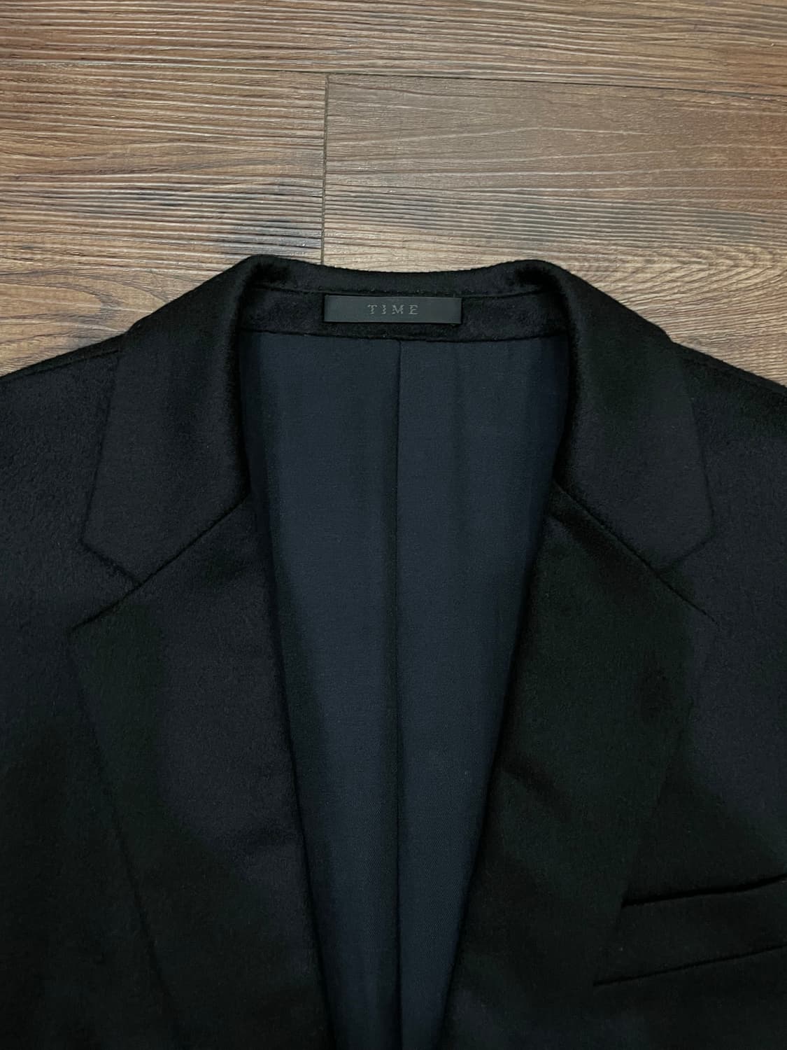 타임 캐시미어100% 블레이져 자켓 블랙 95 상품이미지7