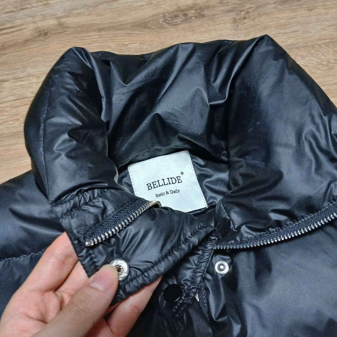 베이델리 여성 크롭 패딩 조끼 자켓 상품이미지8