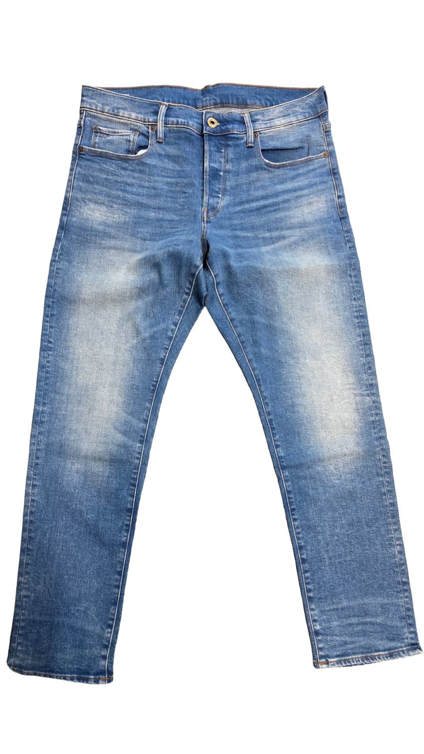 G-STAR RAW 청바지 블루 워싱 데님 팬츠(W32/L30) 상품이미지1