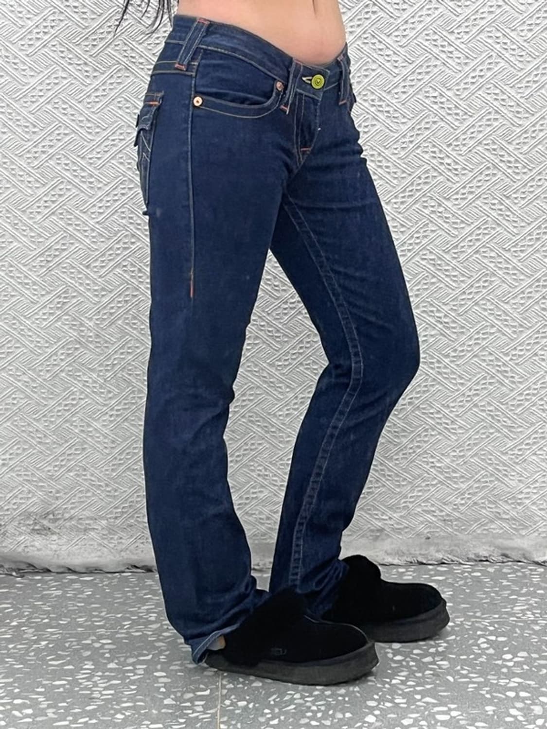 트루릴리전 빌리 올드스쿨 레트로 로우라이즈 데님팬츠 28 C07317 상품이미지2