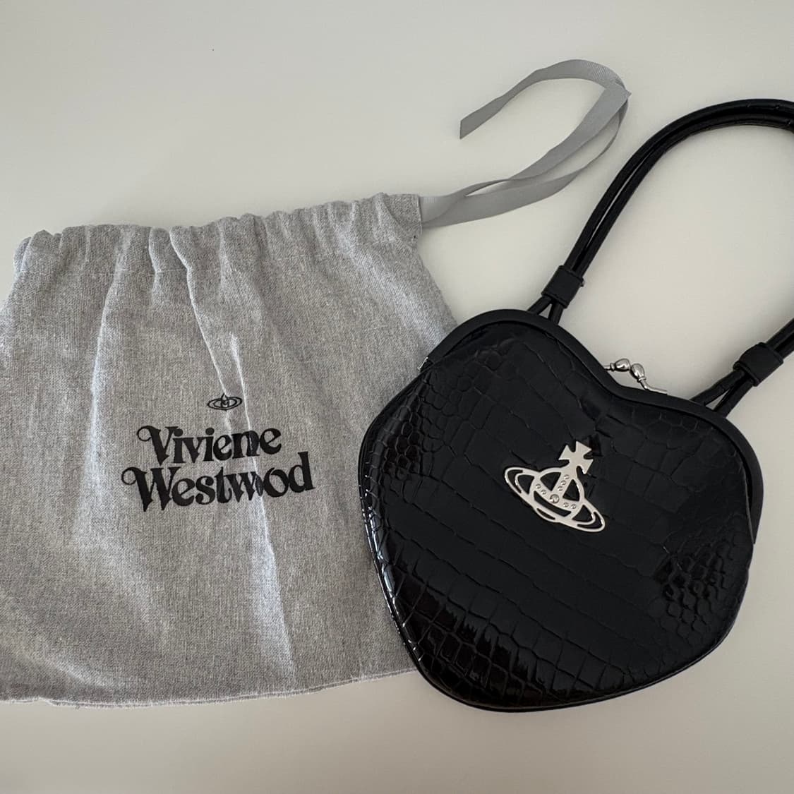 Bell Heart Frame Purse Bag 상품이미지4