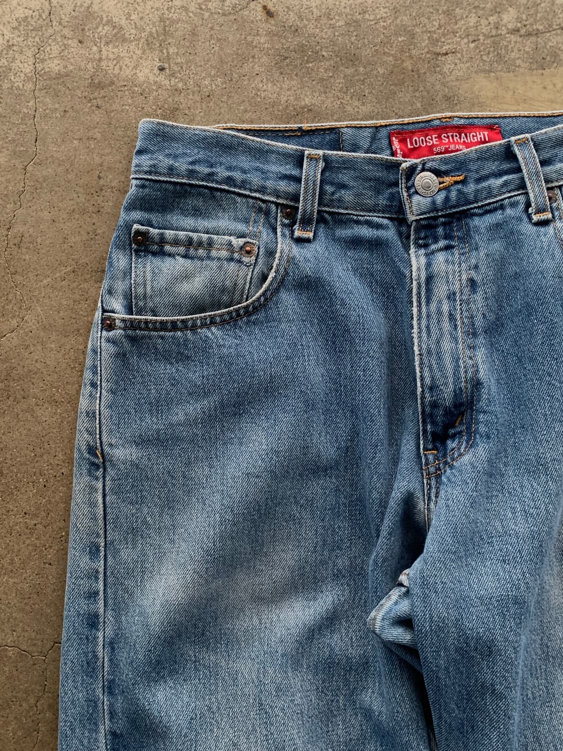 90-00s 리바이스 569 데님 팬츠 상품이미지2