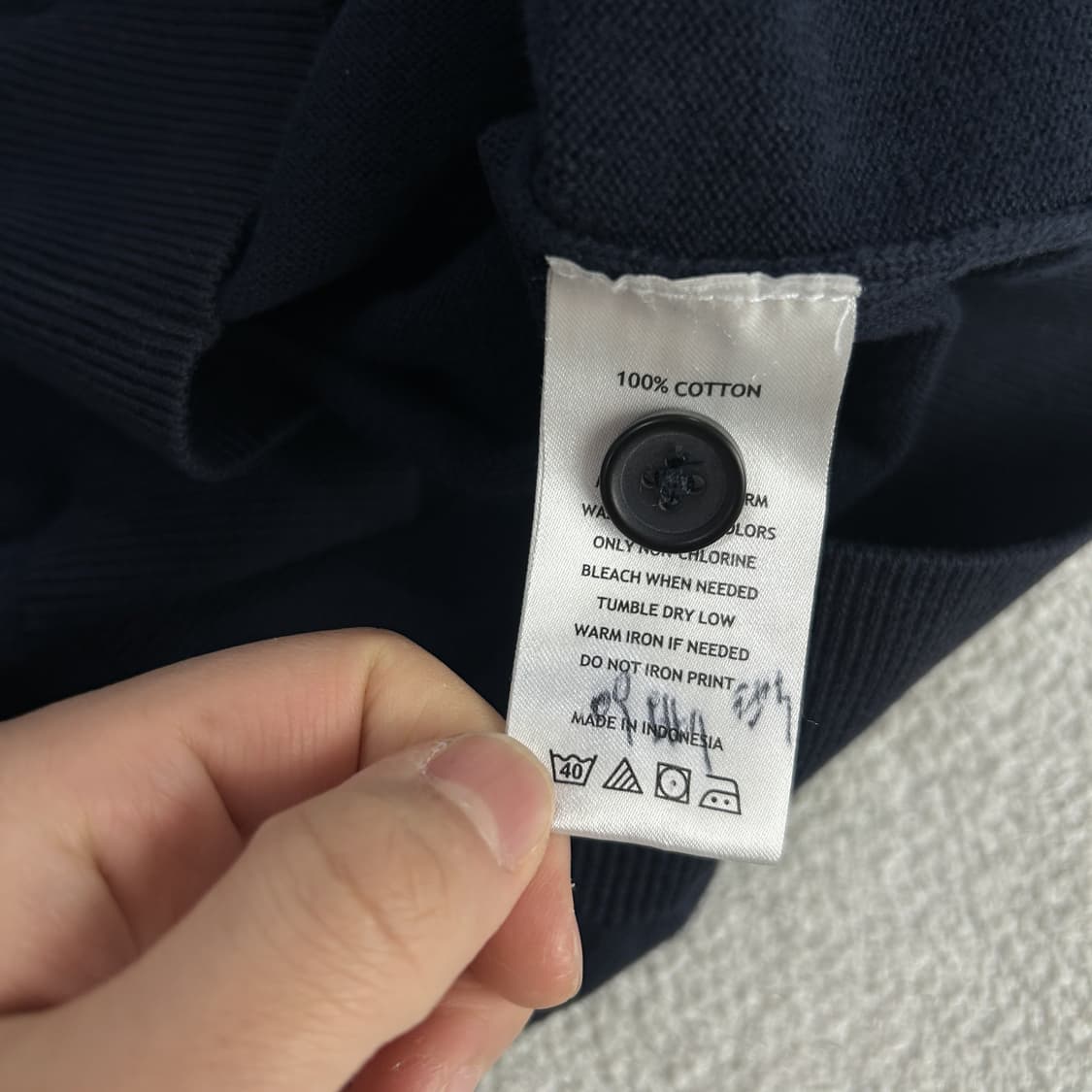 폴로 랄프로렌 네이비 가디건 L 상품이미지4