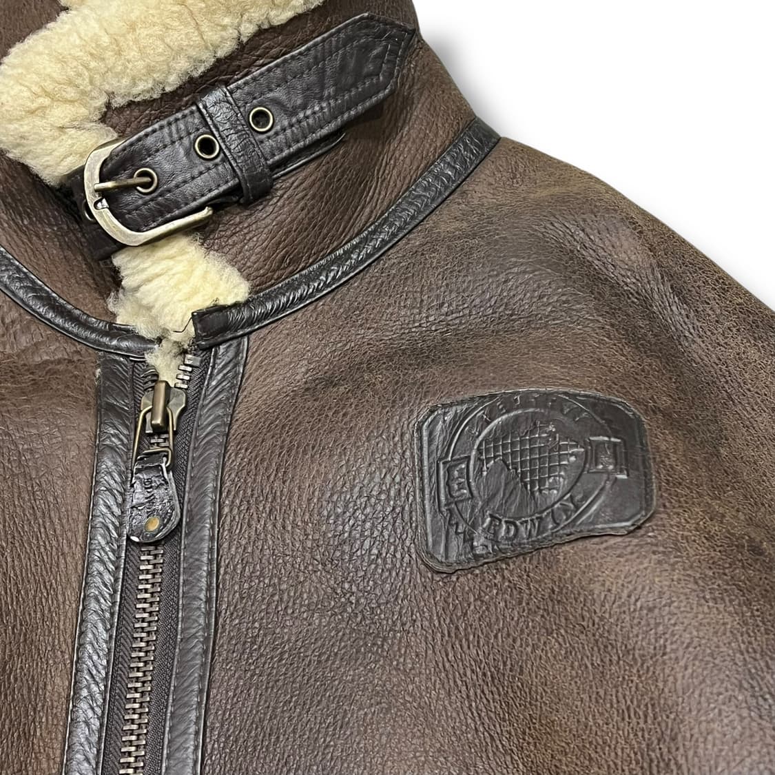 에드윈 b-3 램스킨 무스탕 자켓 s08353 상품이미지6