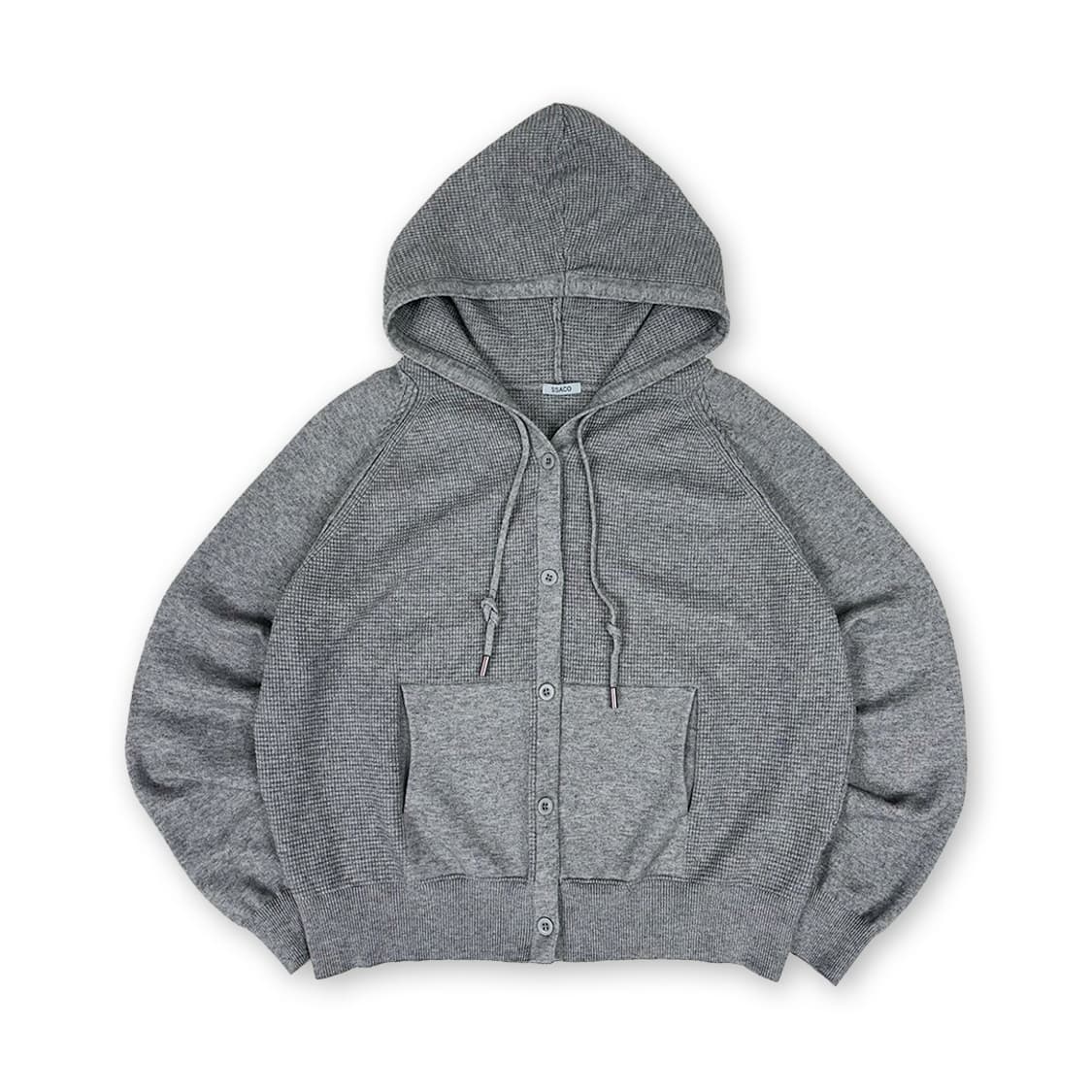 니트 후드 가디건 상품이미지1