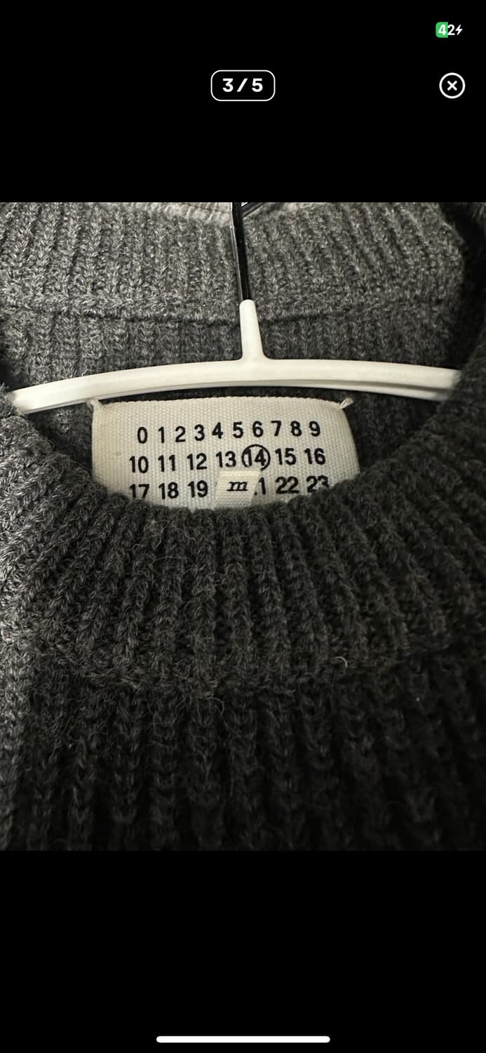 [M] 마르지엘라 라나 울 니트 상품이미지3