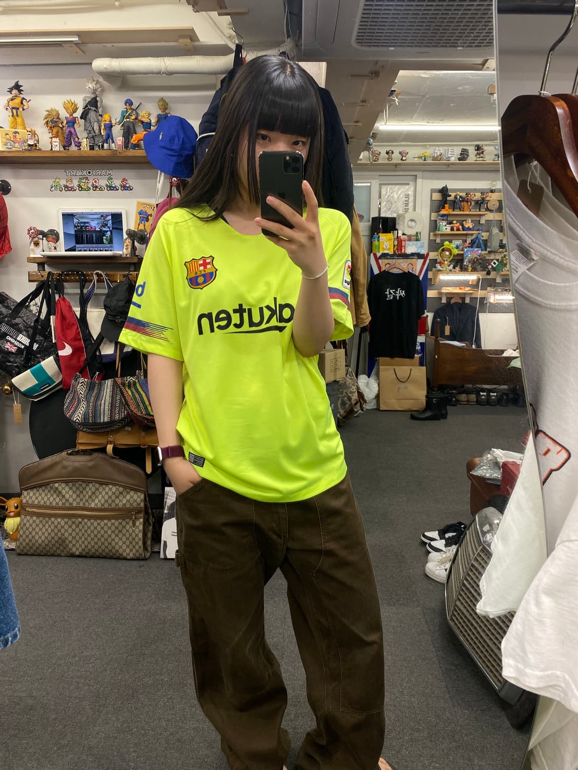 Nike 나이키 바르셀로나 18-19away 하프 유니폼 반팔 티셔츠 상품이미지1