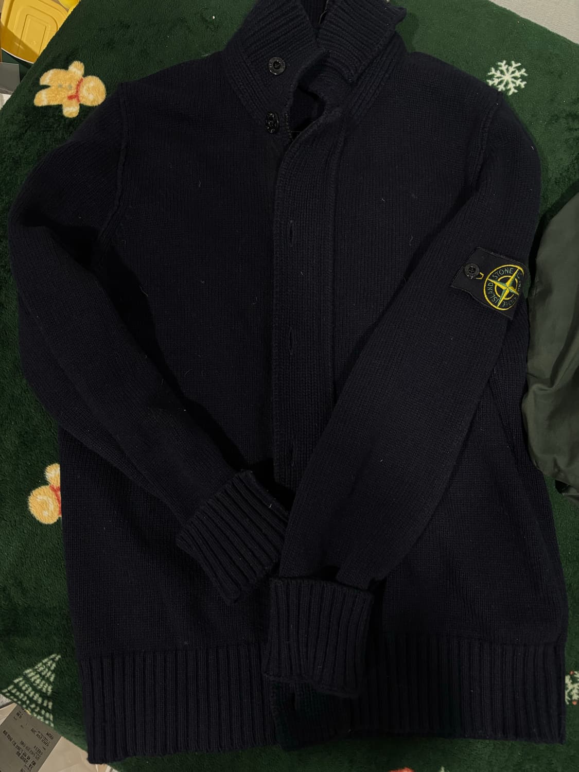 스톤아일랜드 니트집업 네이비 (2012년 제품) 상품이미지2