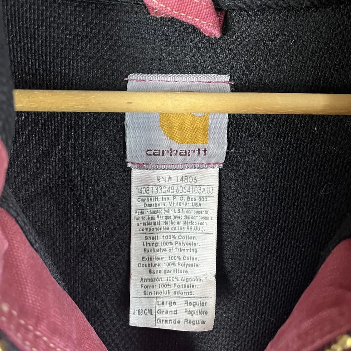 칼하트 J168 캔버스 자켓 카멜 상품이미지5