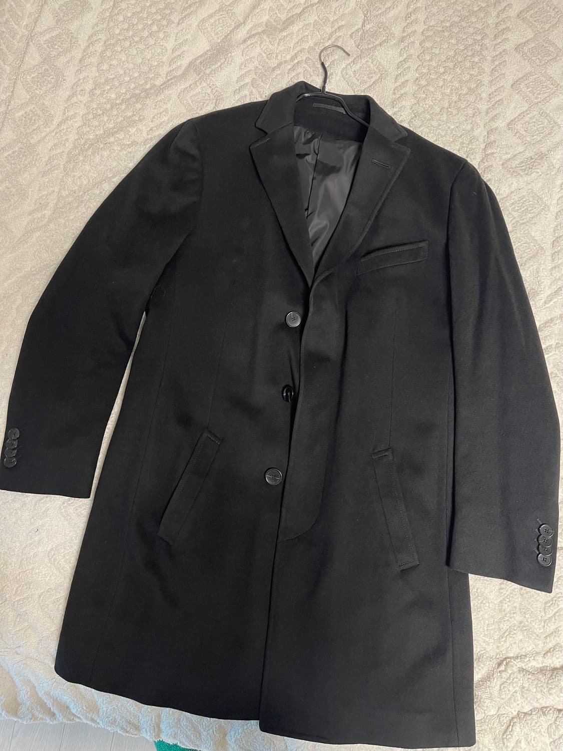 에르메네질도 제냐 지 제냐 (Z ZEGNA) 코트 블랙 50R 8drop 상품이미지2