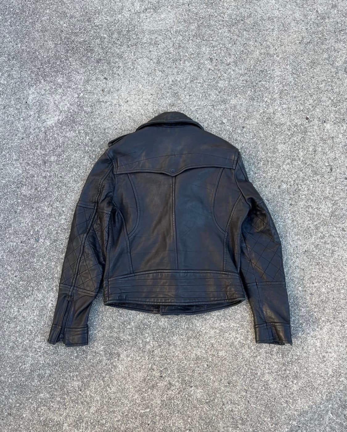 Vintage 스터드 바이커 양가죽 레더자켓 상품이미지2