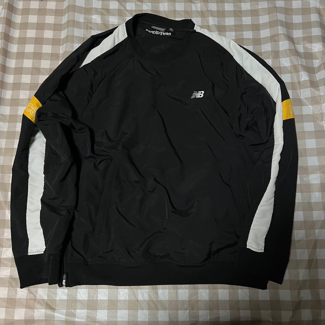 뉴발란스 긴팔 웜업 100 풀오버 바람막이 트레이닝복 상품이미지1