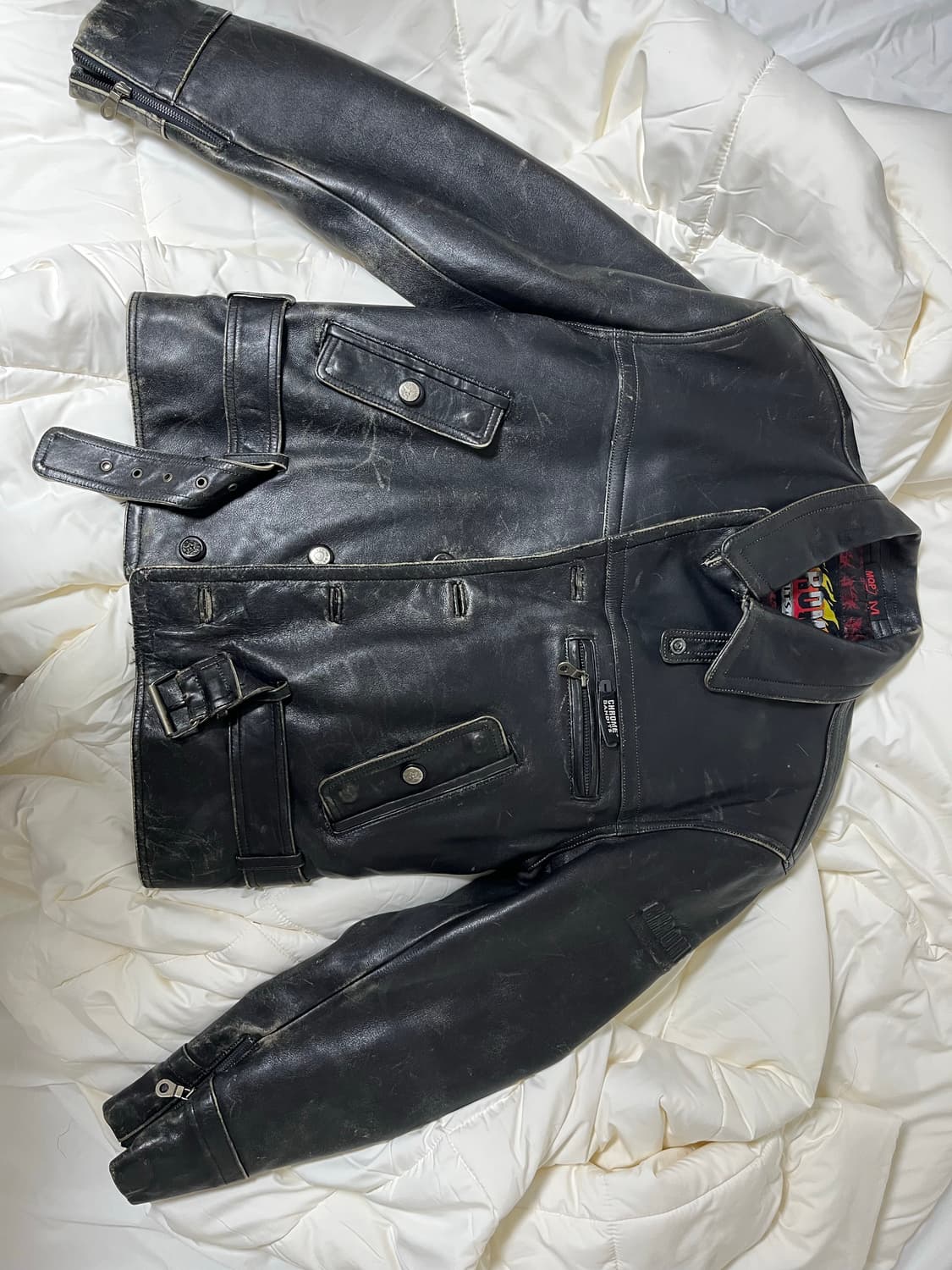 디테일 좋은 가죽자켓 상품이미지1