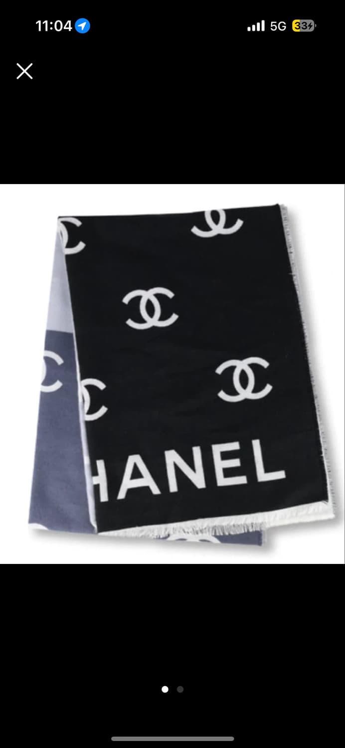 샤넬 cc 리버시블 멀티컬러 머플러 목도리 상품이미지1