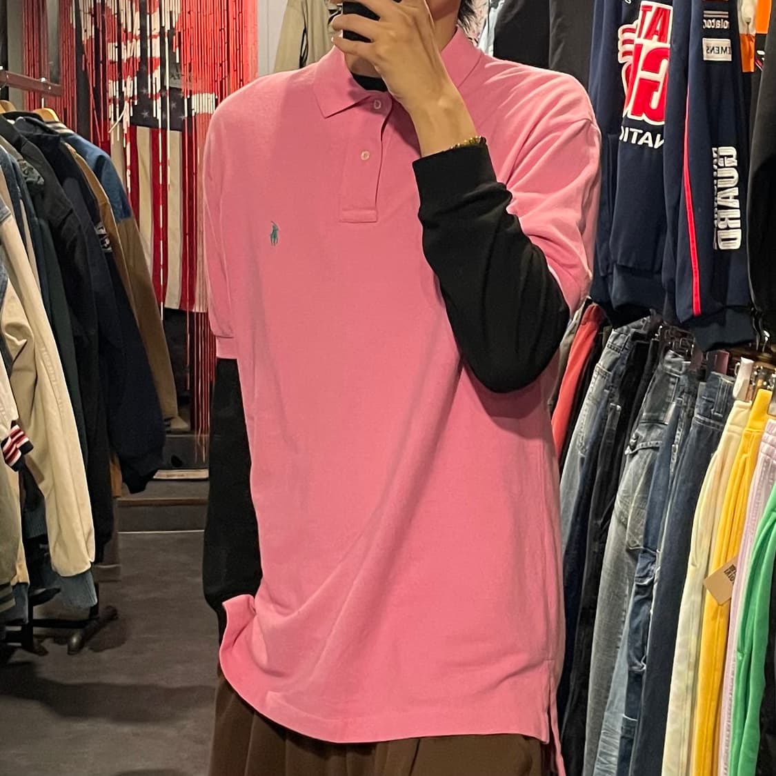 [IM] Polo 폴로 핑크 카라 반팔 상품이미지5