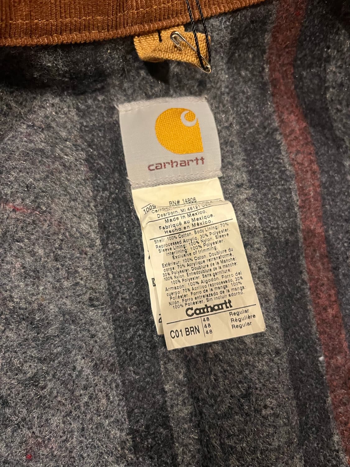 빈티지 칼하트 쵸어코트 110 상품이미지5