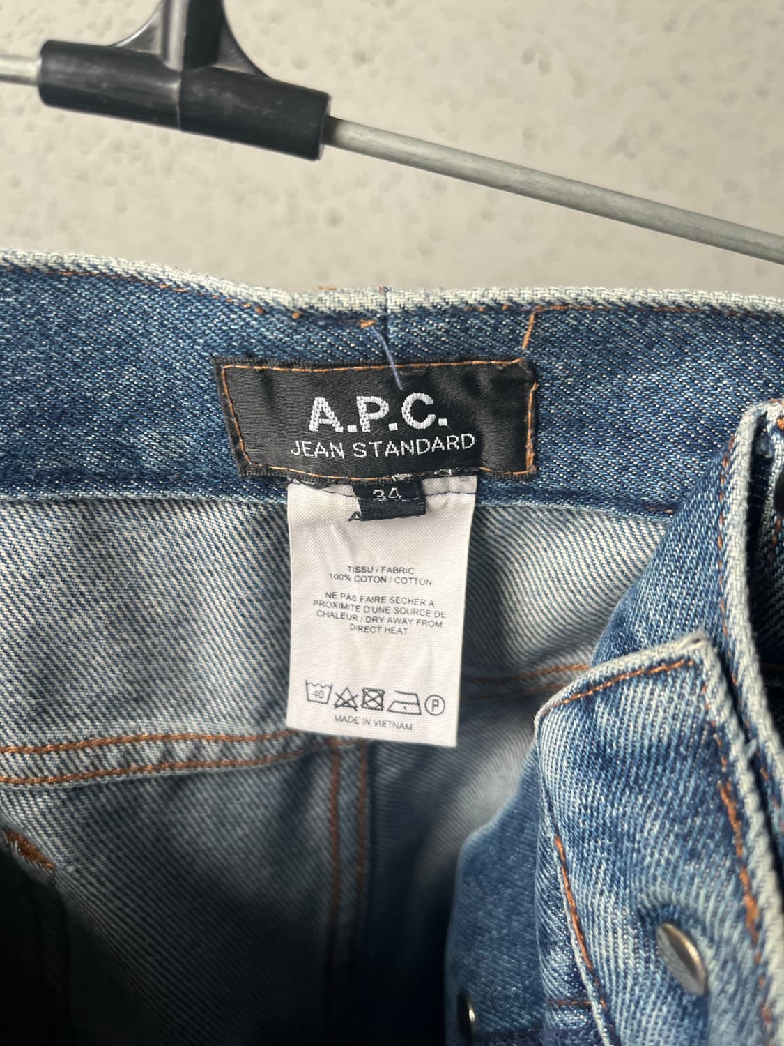 A.P.C. 아페쎄 스탠다드진 중청 데님 상품이미지4