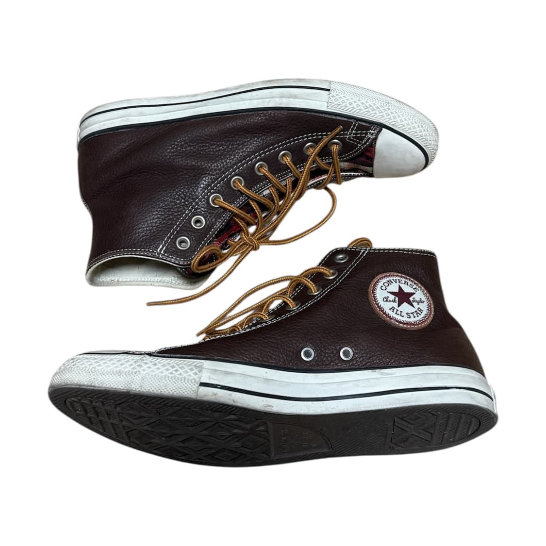 컨버스 레더브라운 앤틱하이  상품이미지1