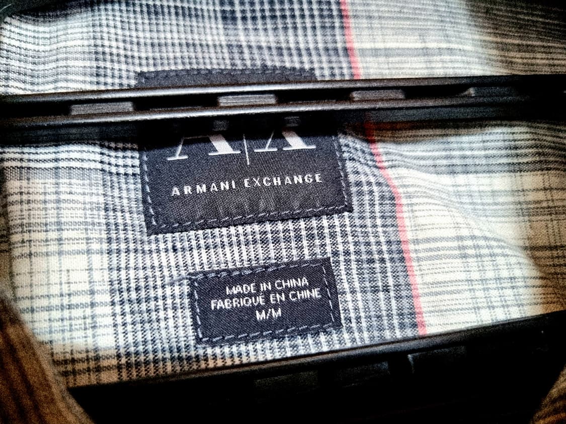 알마니익스체인지 정품 남방 100사이즈 상품이미지4