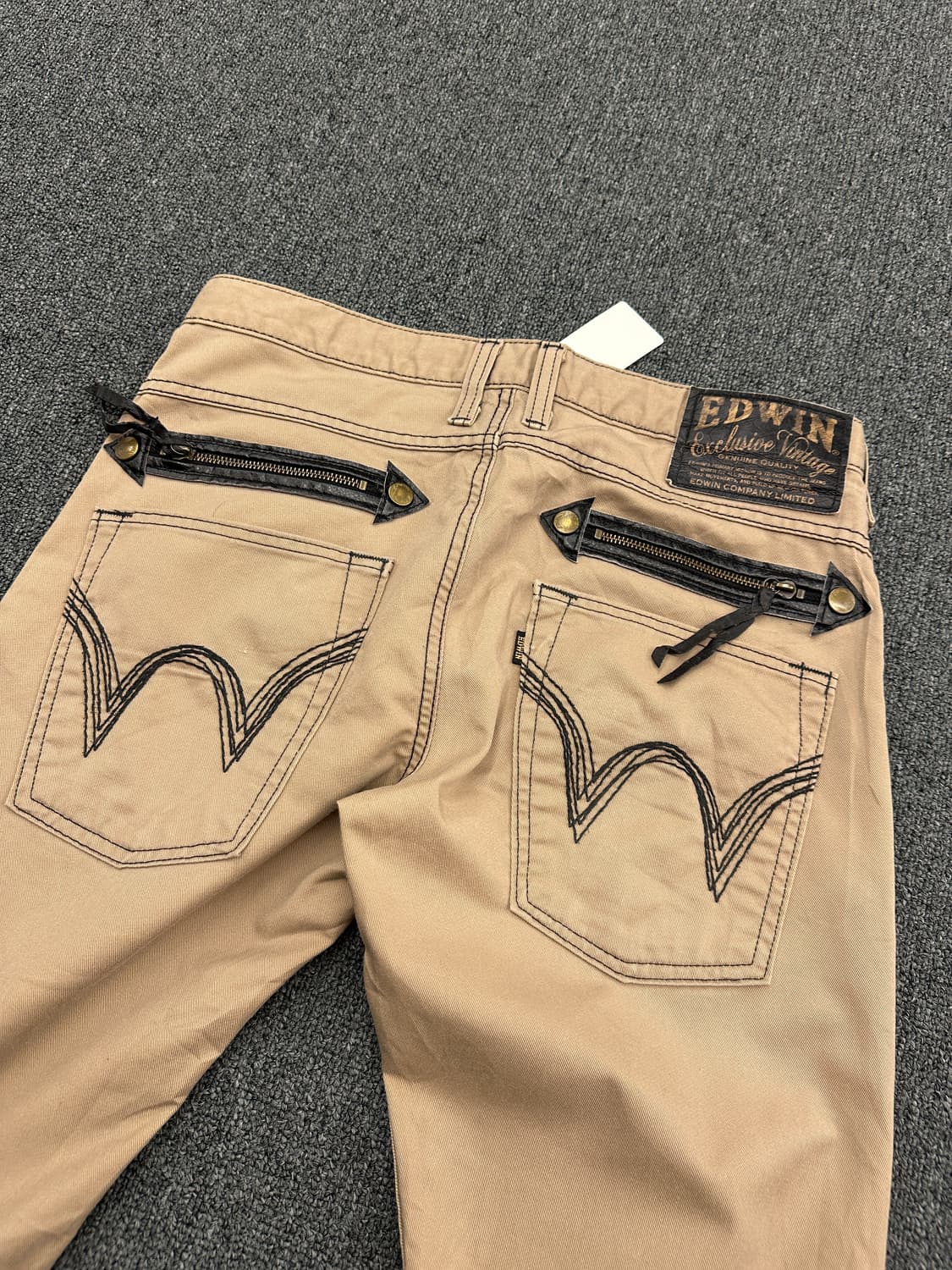 32) 에드윈 452xvs 베이지 스트레이트 팬츠 상품이미지2