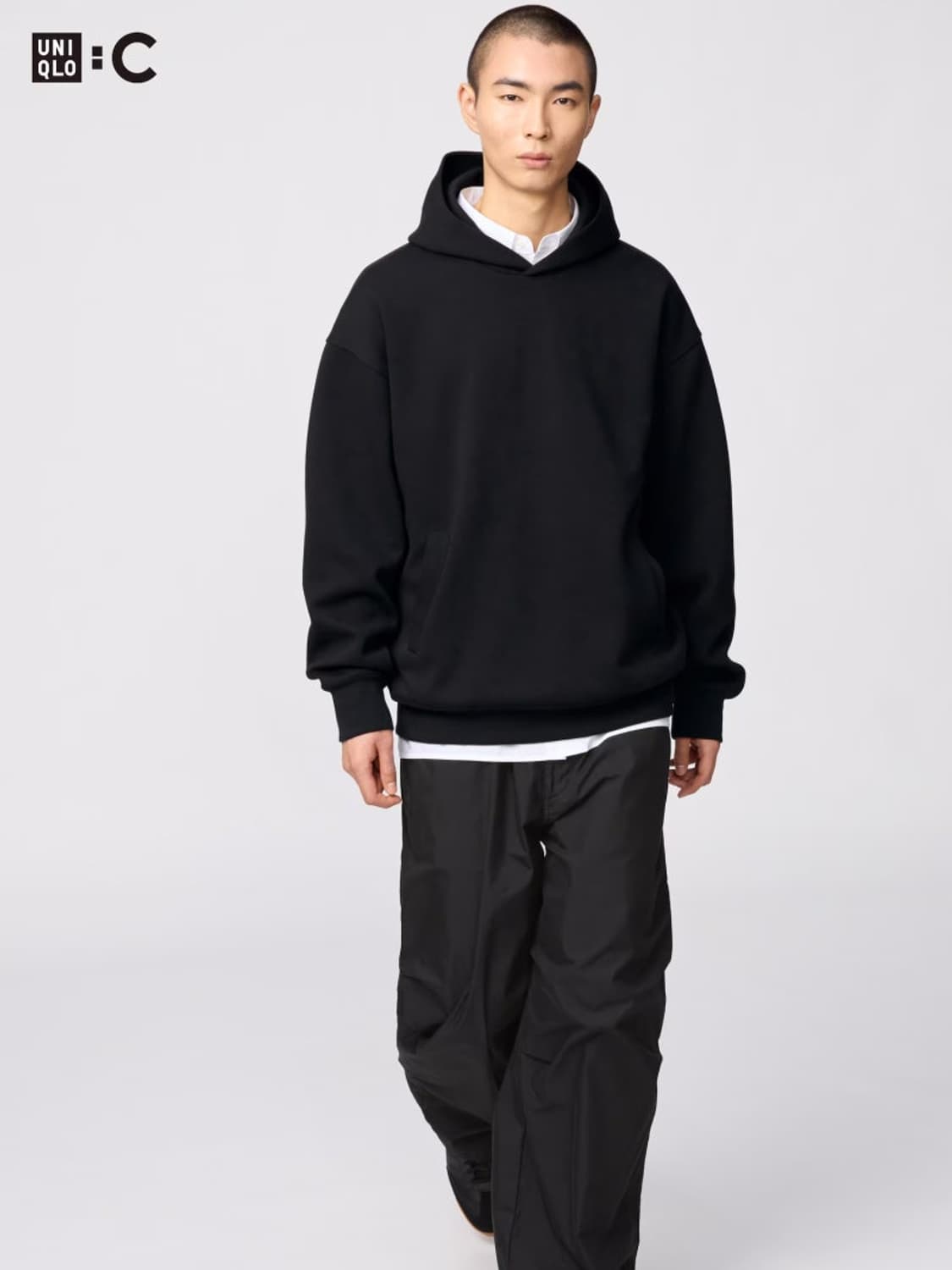 스웨트 오버사이즈 풀파카 후드 상품이미지2