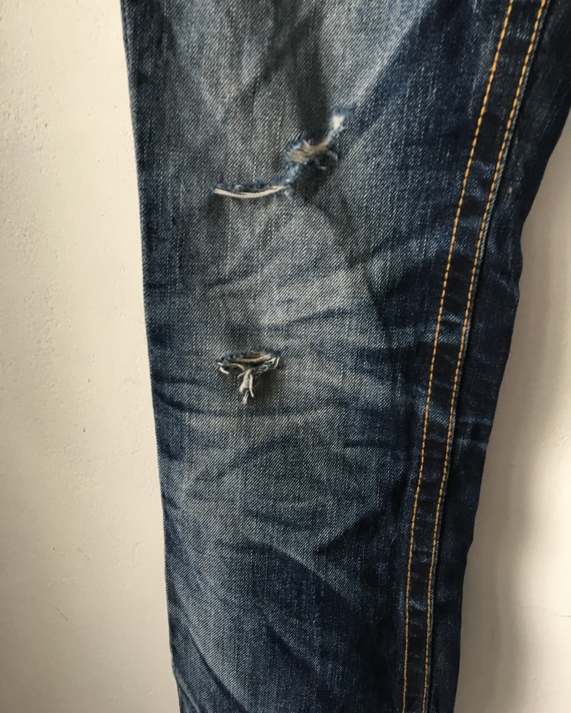 Stud point washing denim pants 상품이미지5