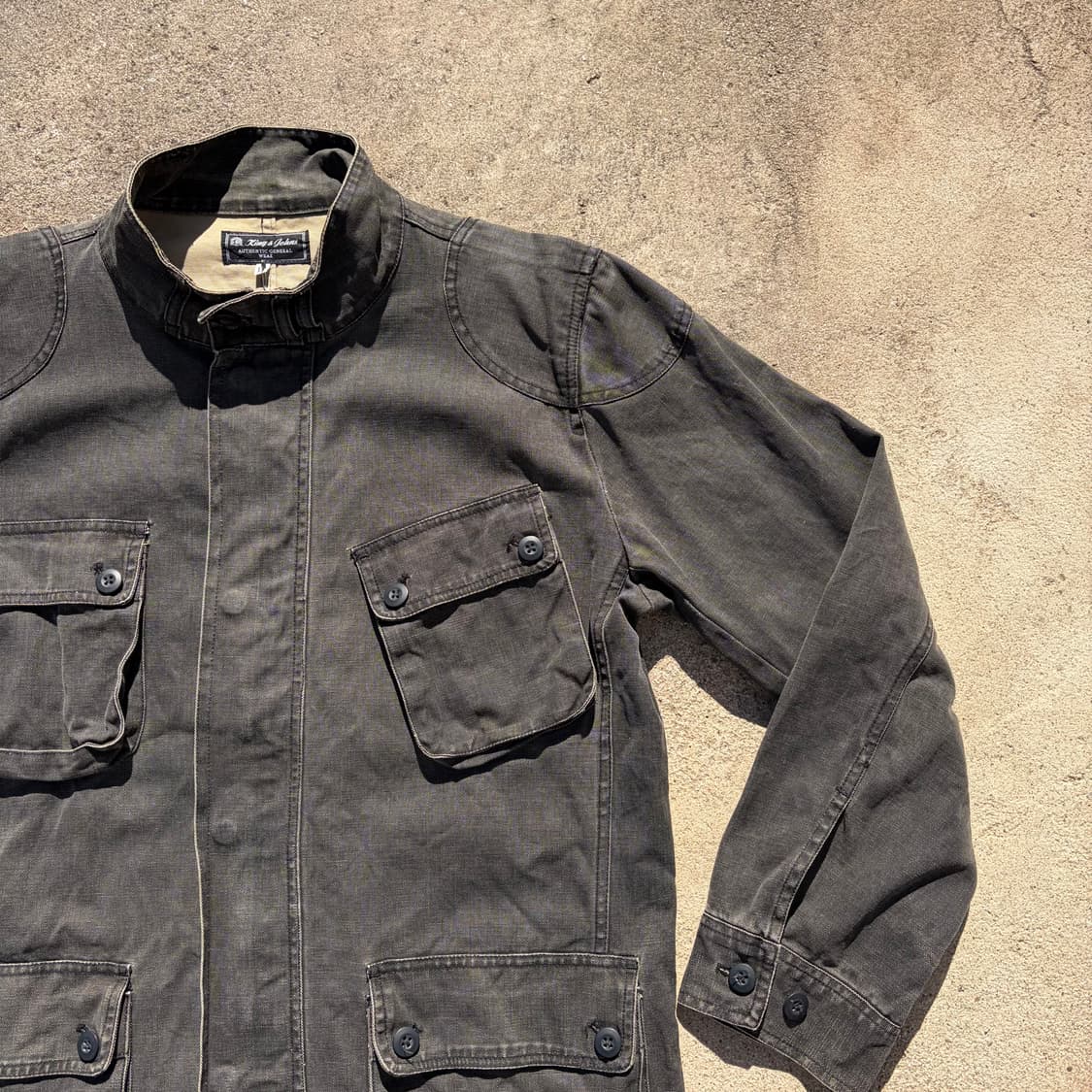 킹앤존 빈티지 모터사이클 필드 자켓 L 상품이미지2