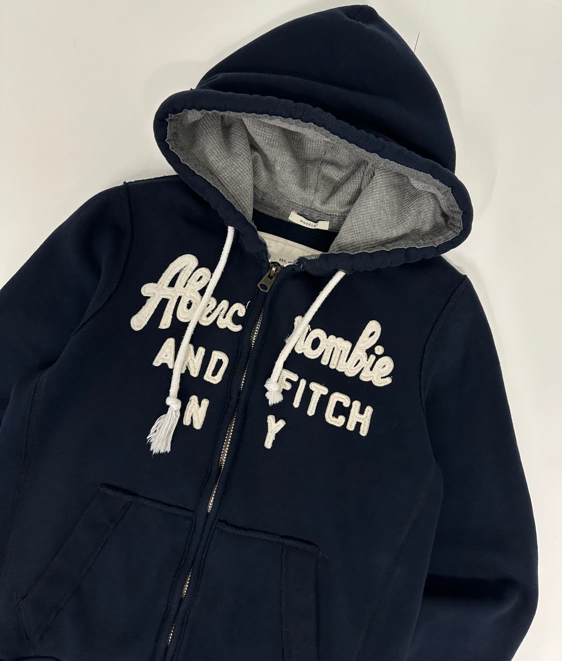 아베크롬비 스펠로고 후드집업(m) 상품이미지1