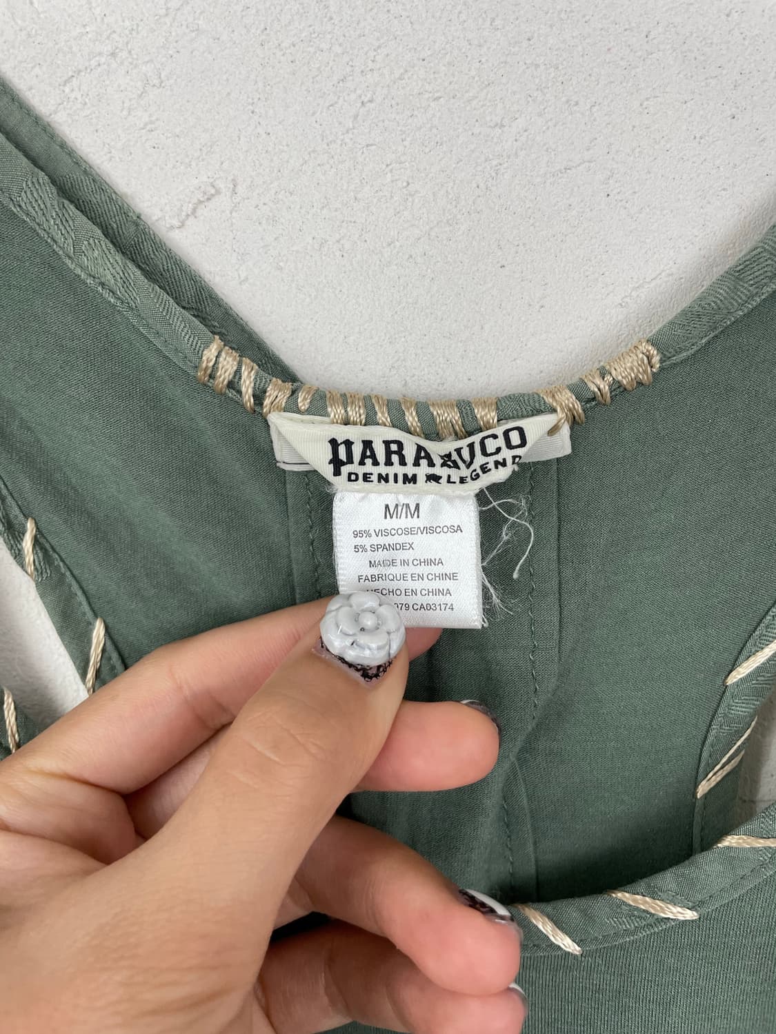 PARASUCO 핸드 스티치 비스코스 탱크탑 상품이미지6