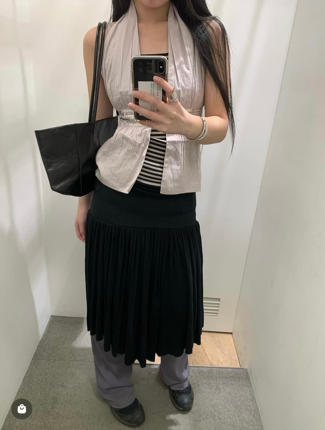 Gimaguas 26SS infinito top, grey 상품이미지1