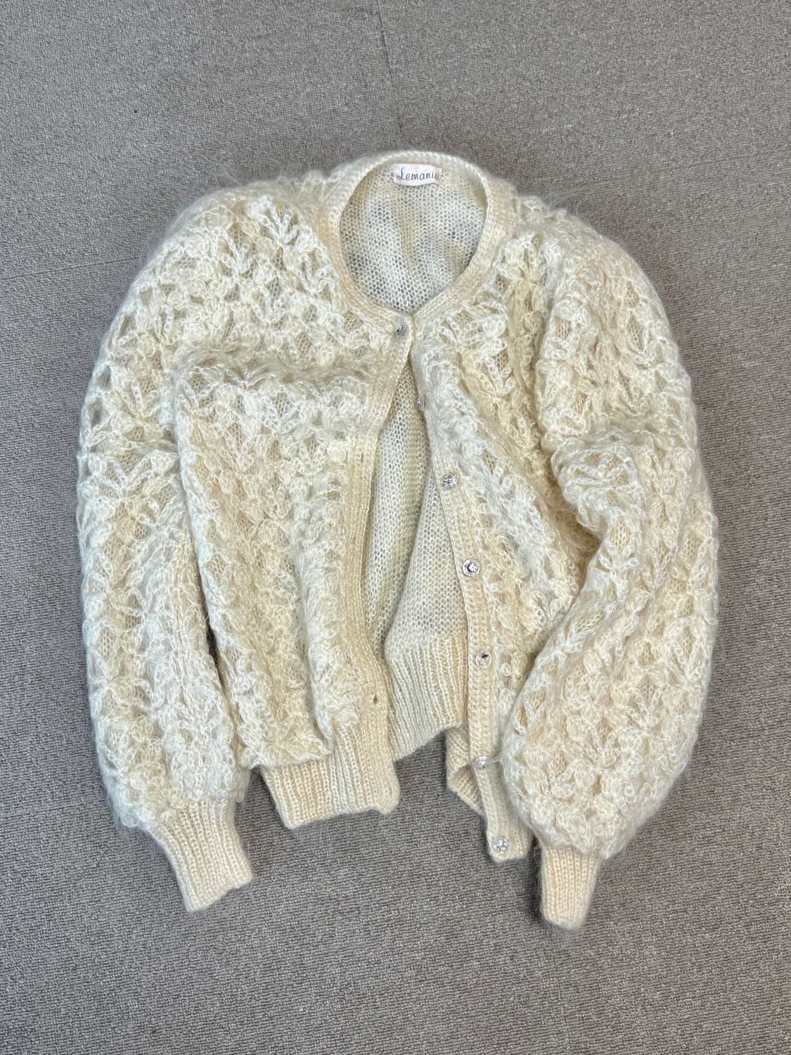빈티지 lemanie 모헤어 가디건 상품이미지2